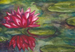Waterlily Painting